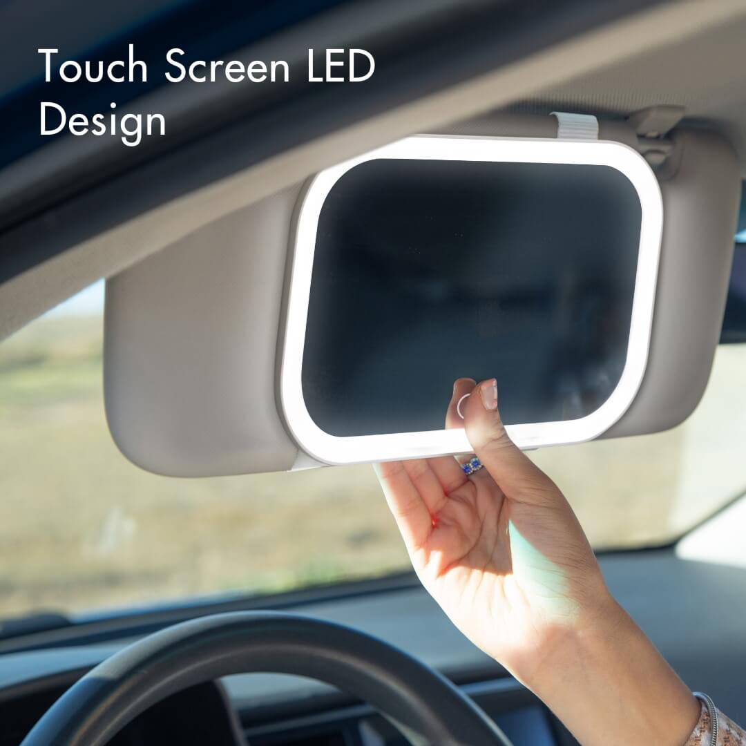 Juni 2 Lighted Car Visor Mirror